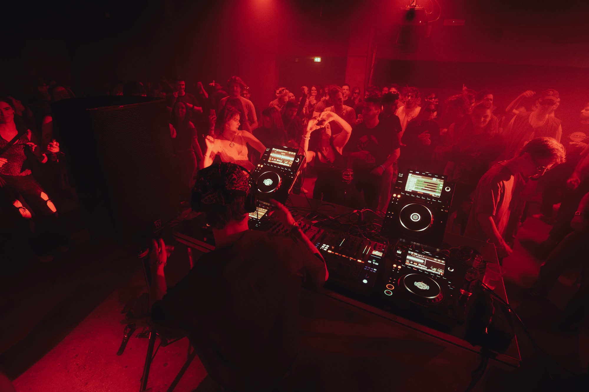 DJ at a corporate event